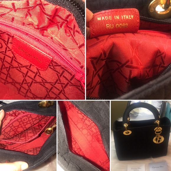 💝💯Authentic Lady DIOR Mini Cannage Bag w/ Twilly - Picture 13 of 16